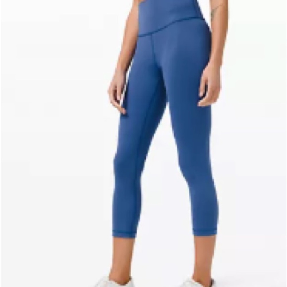 Wunder Train High-Rise Crop 21" - Regatta Blue